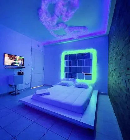 Appartement Romantique Avec Jacuzzi A Evry Lägenhet *